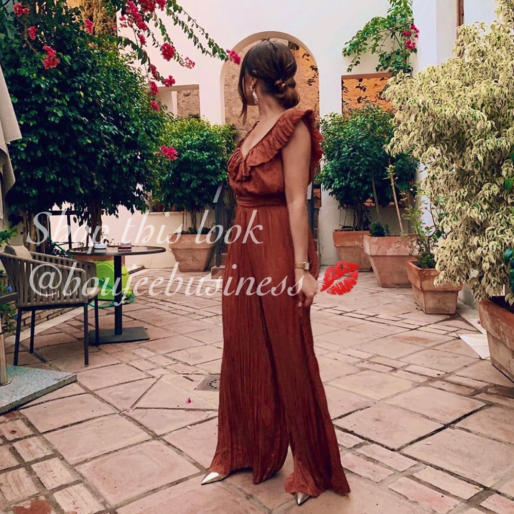 ZARA BNWT Wrinkled Look Jumpsuit - Picture 4 of 7